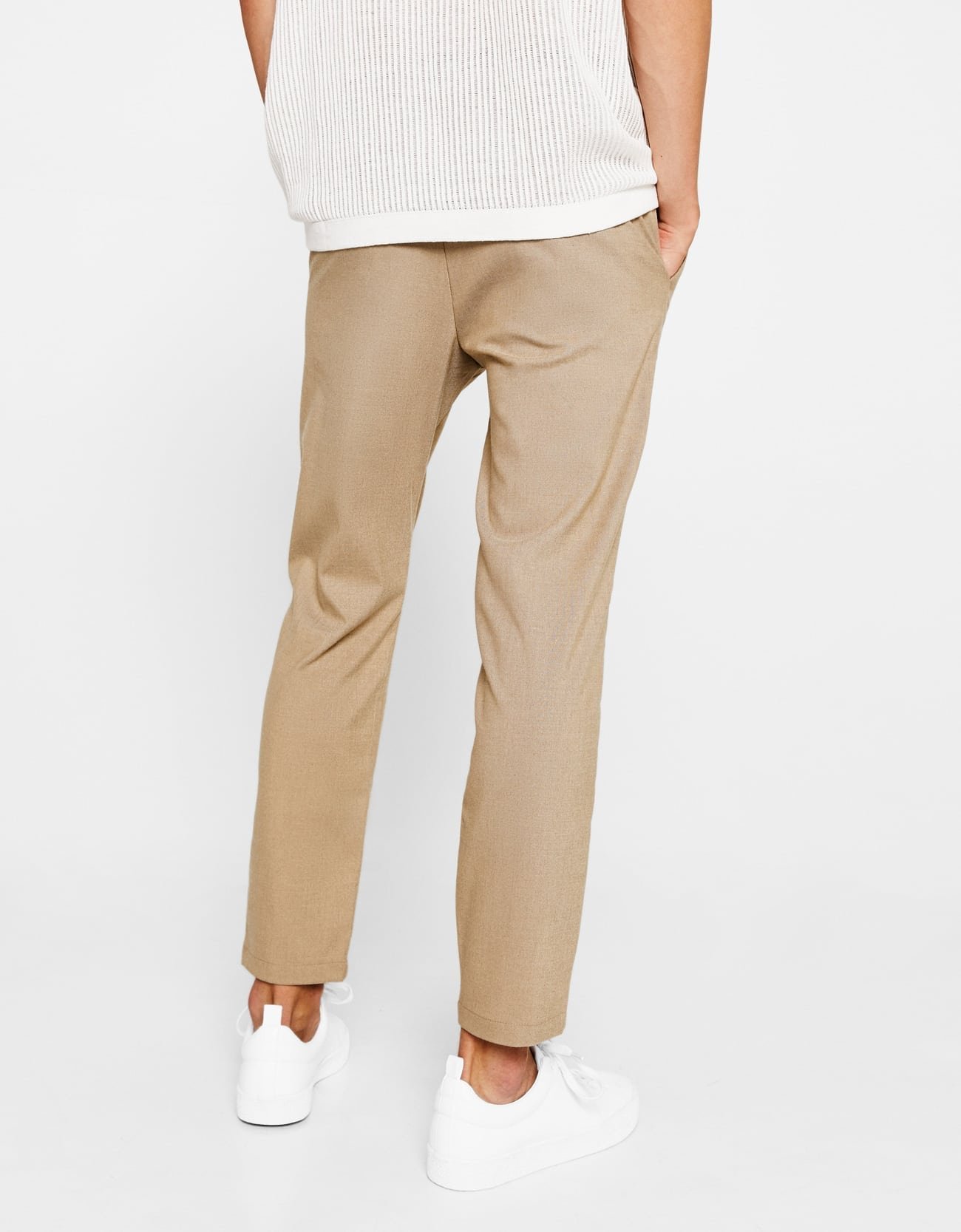 Slim Fit Cropped Pants - Image 2