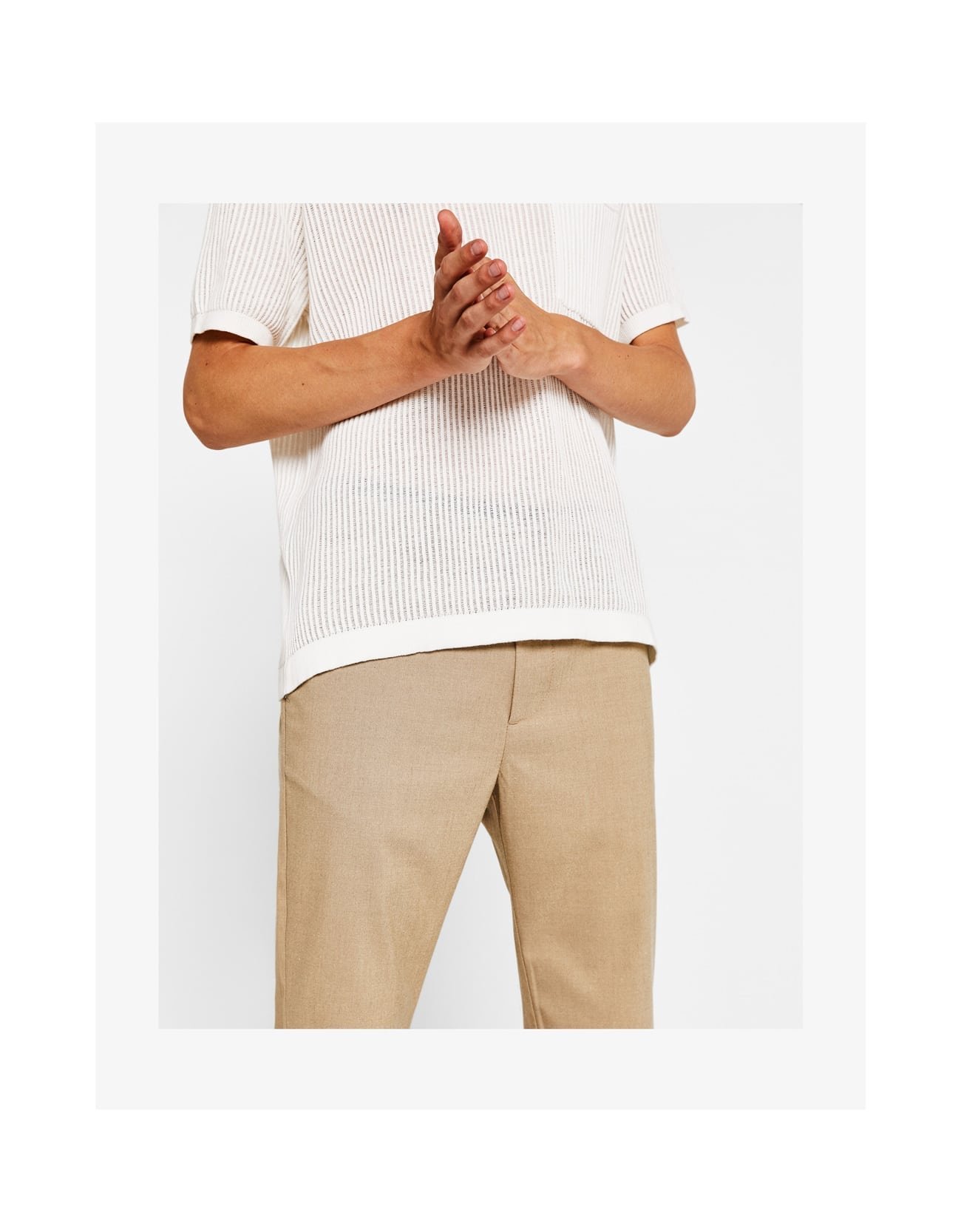 Slim Fit Cropped Pants - Image 3