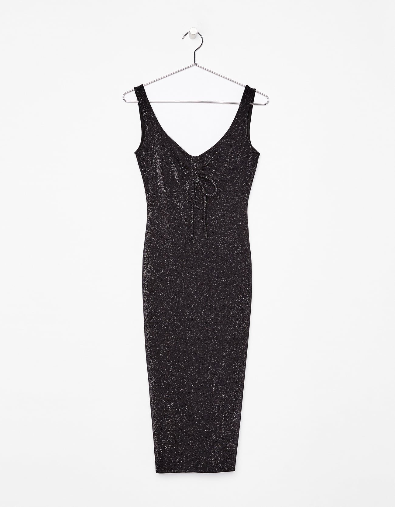 Metallic Thread Midi Dress - Image 4