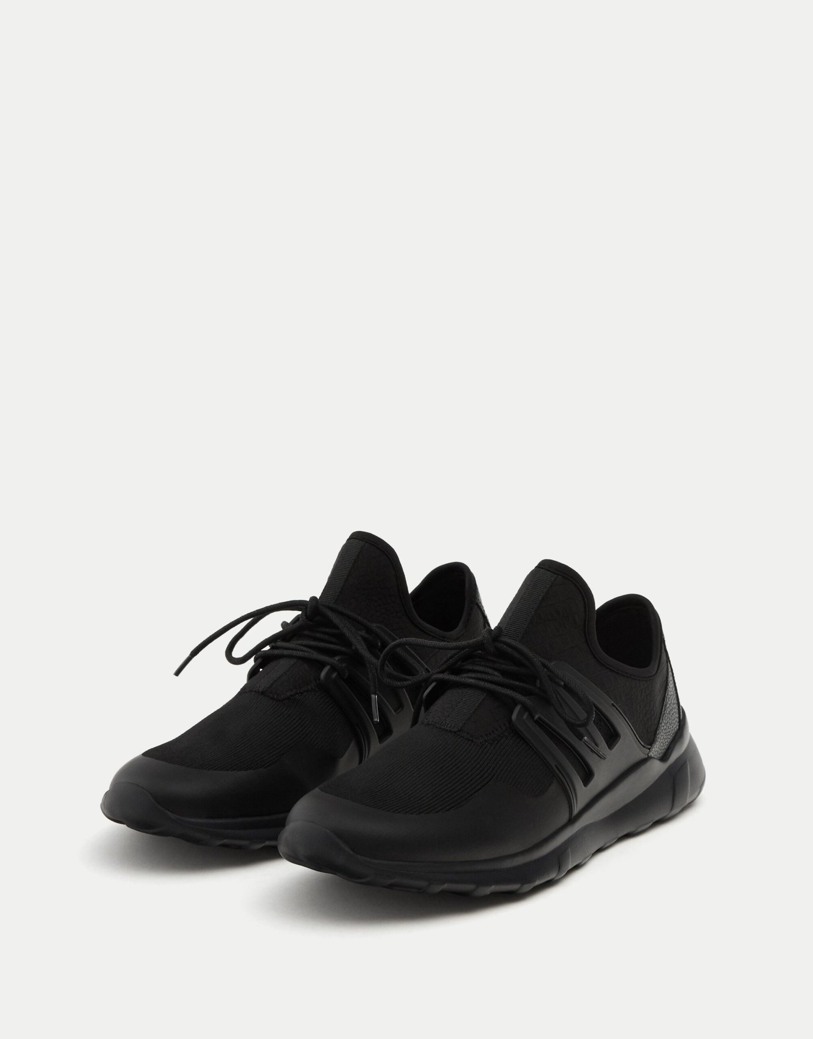 Sock sneakers with side pieces - Image 2