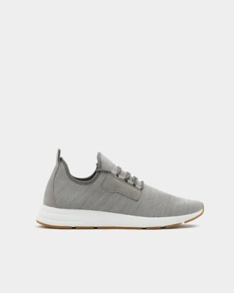 Grey mesh sock sneakers