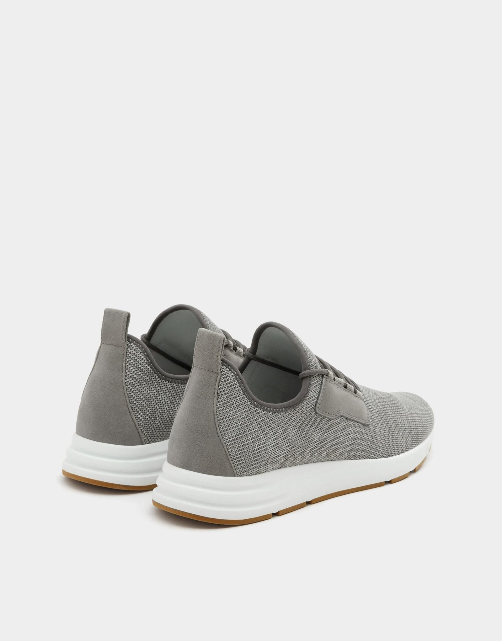 Grey mesh sock sneakers - Image 3