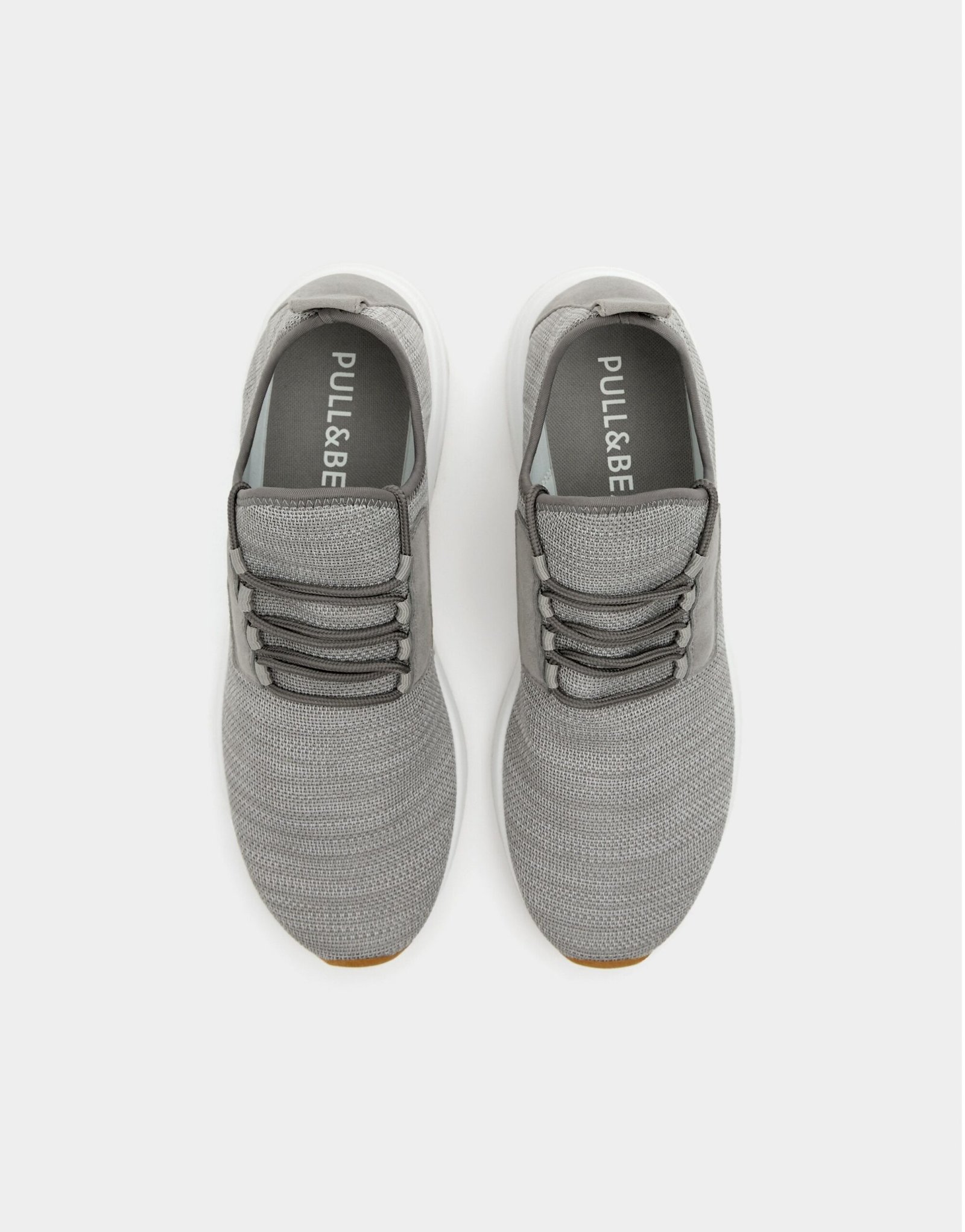 Grey mesh sock sneakers - Image 4